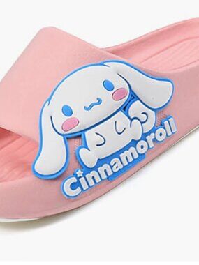 (34-35)Cute Bunny Slippers, Girls' Quick-Drying Beach Sandals, Open-Toed Slipper